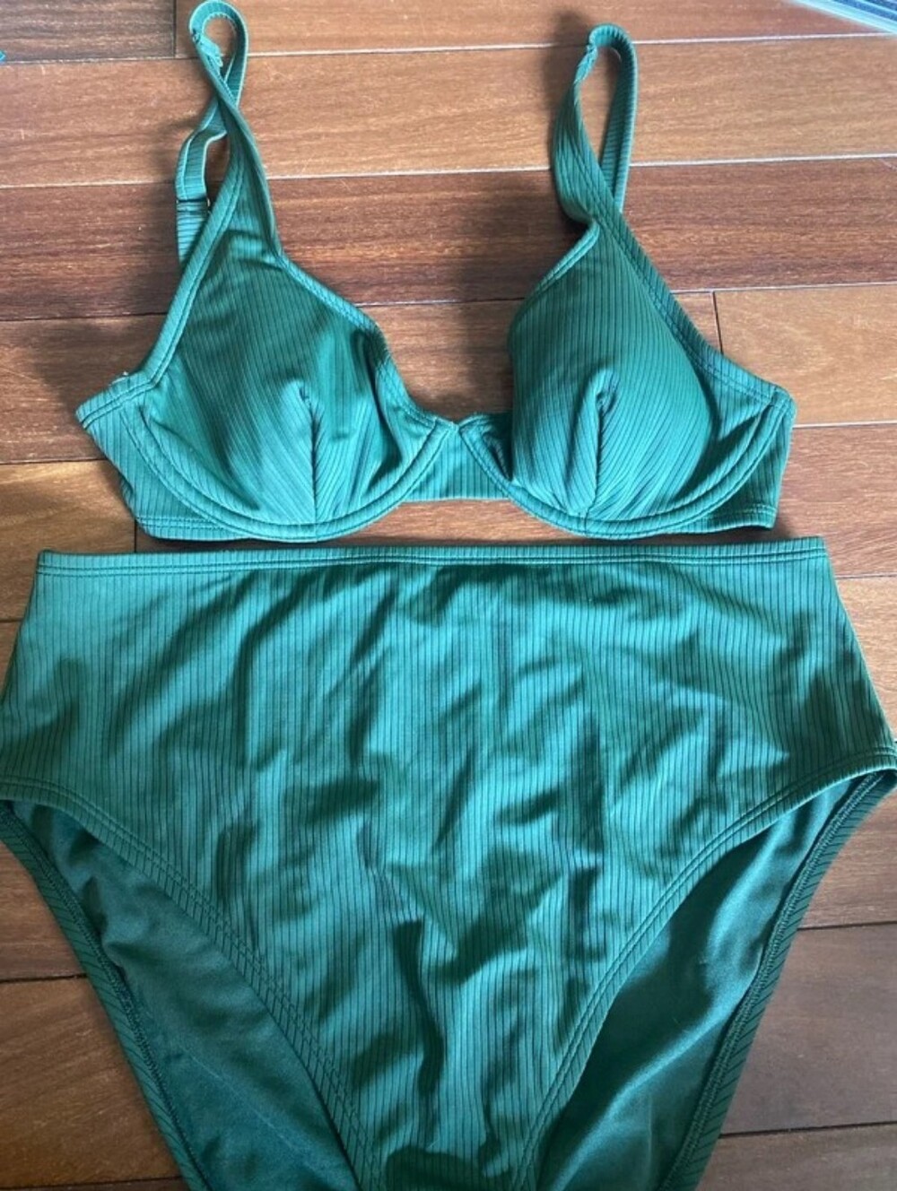 Shade & Shore Chocolate Brown Halter Bikini Set
